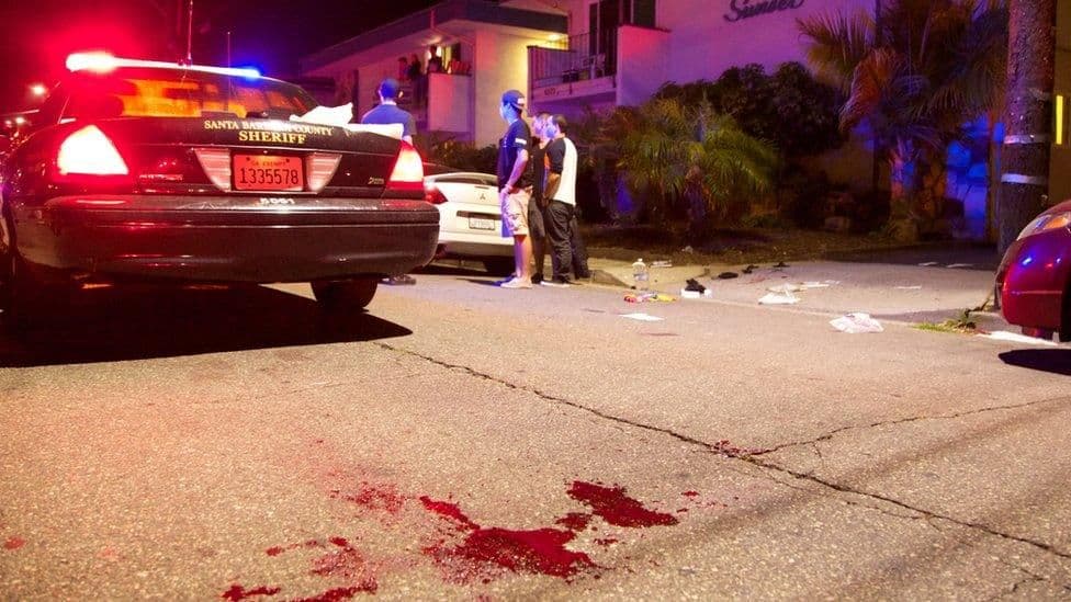 Zábery z miesta činu, zdroj: BBC