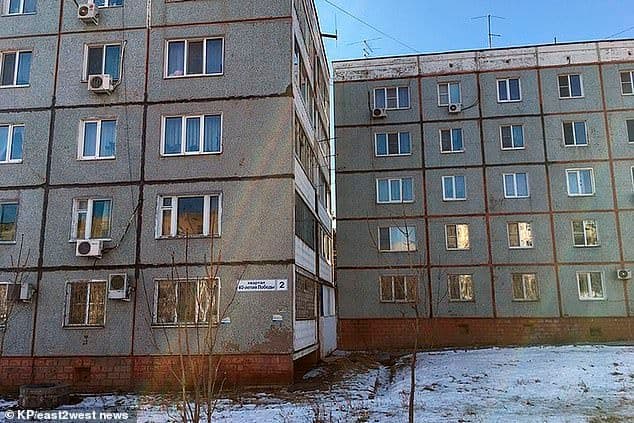 Bytový dom, v ktorom žila Sofia Žukova aj Anastasia Alekseenko, zdroj: Daily Mail